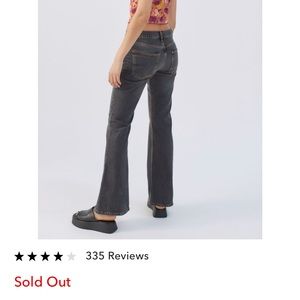 Bdg black low rise flare